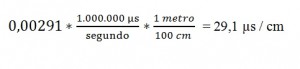 formula velocidad sonido