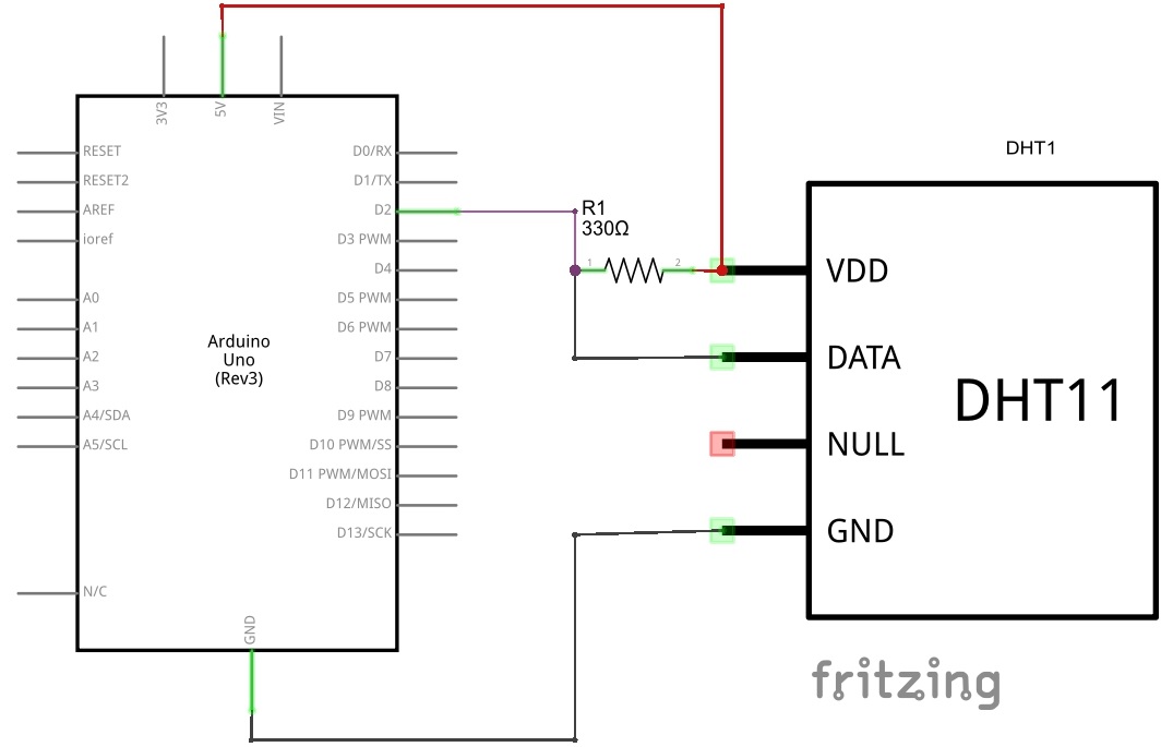 Sensor de humedad y temperatura del aire DHT11 – Sumador