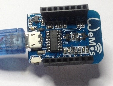 WeMos D1 y D1 mini Vista superior