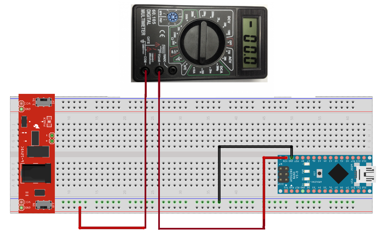 Esquema protoboard