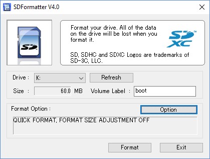 programa para formatear SD