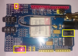 encendido modulo sim900