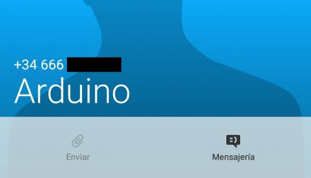 GPRS: Controlando un LED mediante llamadas y SMS movil llama arduino