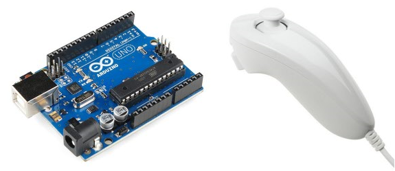 Arduino y el Nunchuk de la Wii