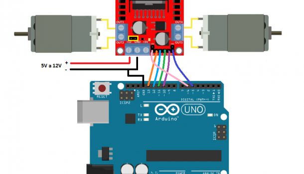 Sesiones del coche teledirigido con mBlock l298 scratch for arduino