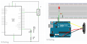 Esquema eléctrico infrarrojo