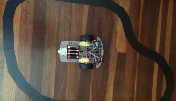 Robot sigue líneas con mBlock robot rastreador