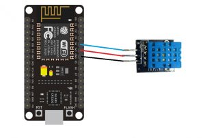 conexion dht11 esp8266 nodemcu