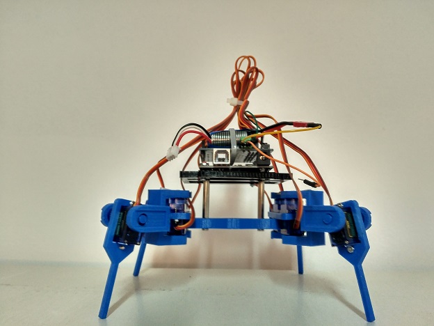 Poniendo Bluetooth al robot araña