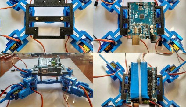 Robot cuadrúpedo: introducción y montaje Montaje cuadrúpedo