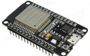 vista lateral del esp32