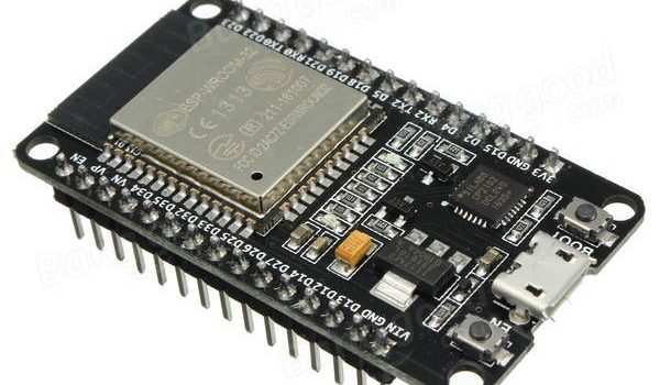 El ESP32 de Expressif vista lateral del esp32