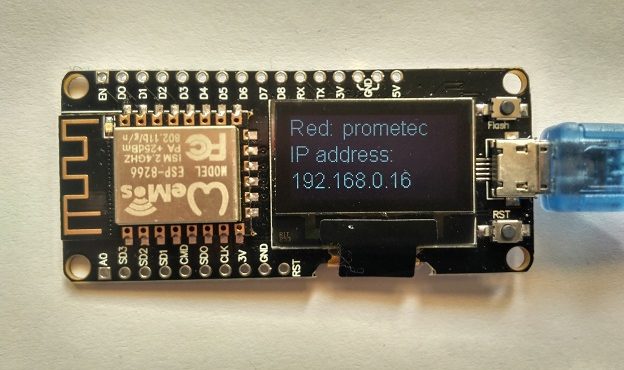 NodeMcu con pantalla OLED 0.96″ esp8266 con display