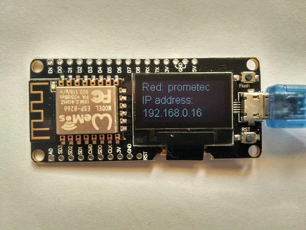 NodeMcu con pantalla OLED 0.96″