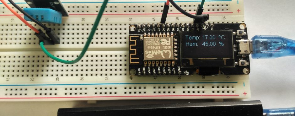 NodeMCu con OLED y DHT11