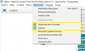 Extensiones mBlock