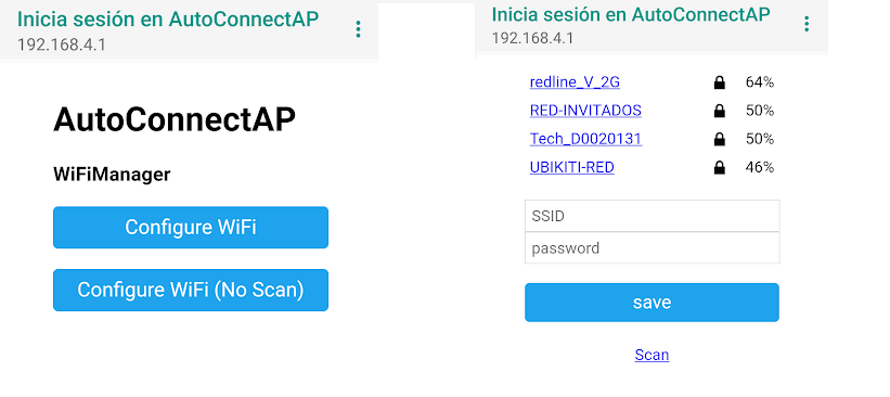 Esp8266: Cambiar SSID y password sin programar