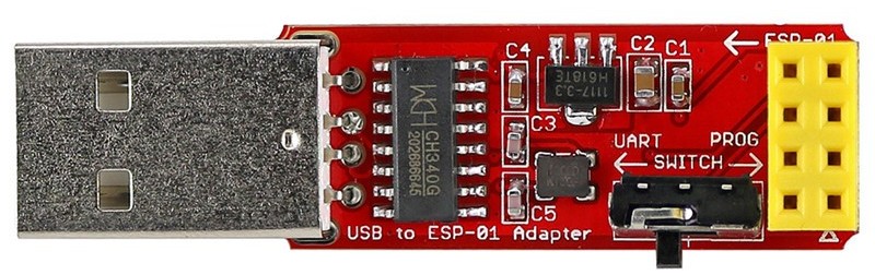 Adaptador USB con interrumpor de programacion