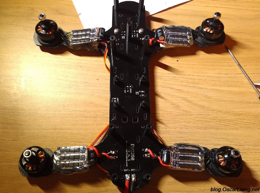 Configuracion de variadores en un dron