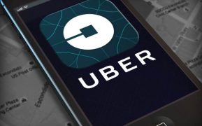 Smart phone con Uber