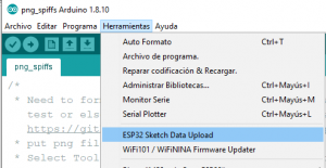 NUevo menu en Raduino IDE