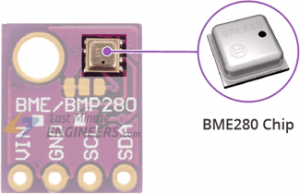 Detalle del chip y breakout