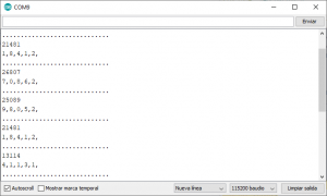 Salida a consola arduino