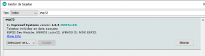 INstalando el ESP32 en Arduino IDE