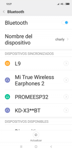 Conectando al bluetooth