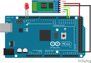 Conexion Arduino con BT y LED